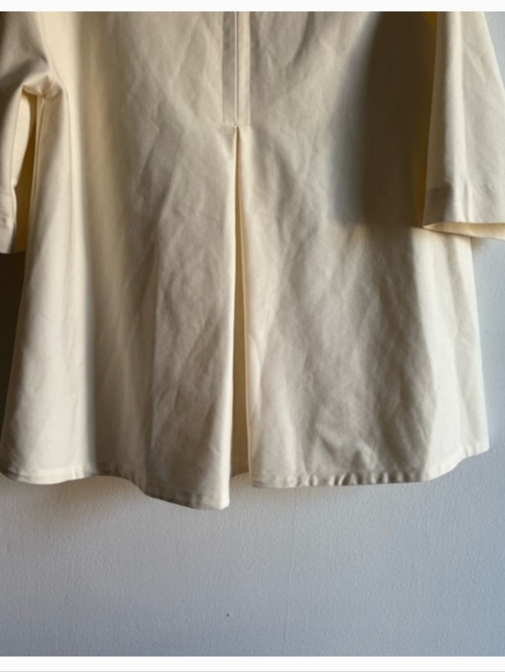 COS Sz M Off White Structured Oversized Trapeze Blouse - Picture 5 of 7